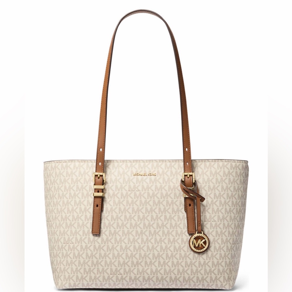 Michael Kors Monogram Tan Tote